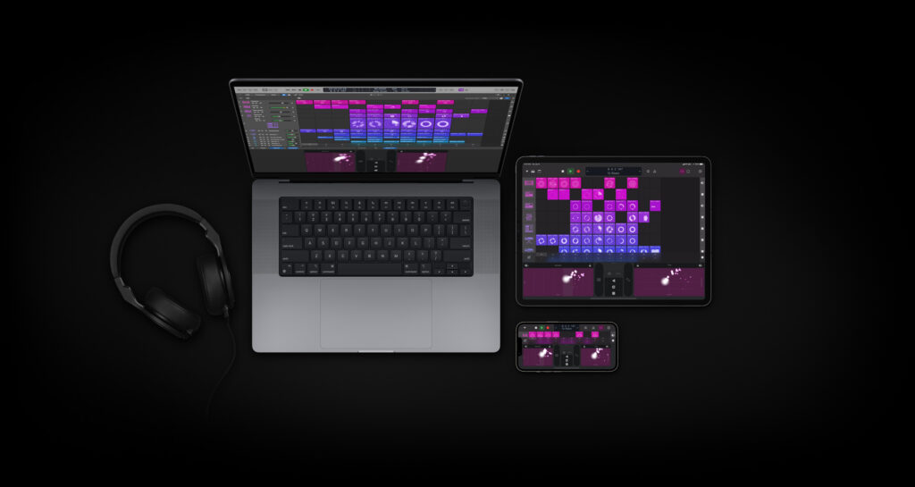 Cette image représente l'écosystème Apple et ses logiciels de musiques